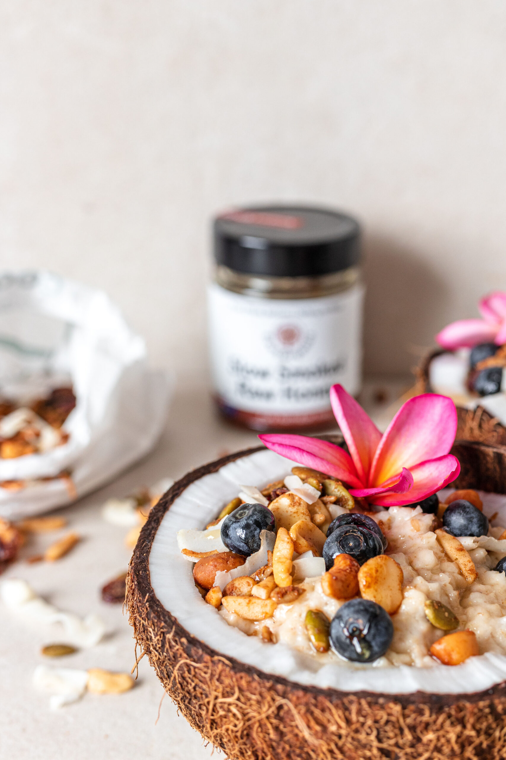 coconut blueberry oats